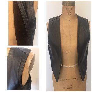 Vintage leather vest